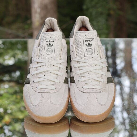 Adidas Gazelle Indoor White Olive Strata - Picture 9 of 15
